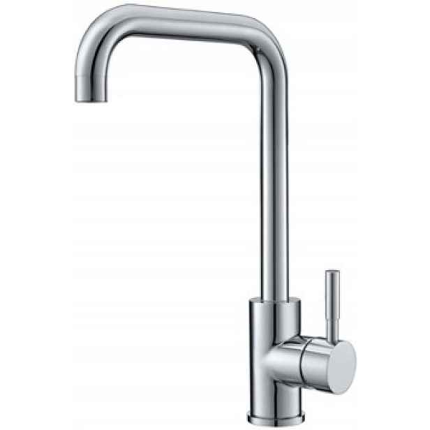 Kuchyňská Baterie Inox Kartáčovaná 325 MM S Otočným Ramínkem 360°