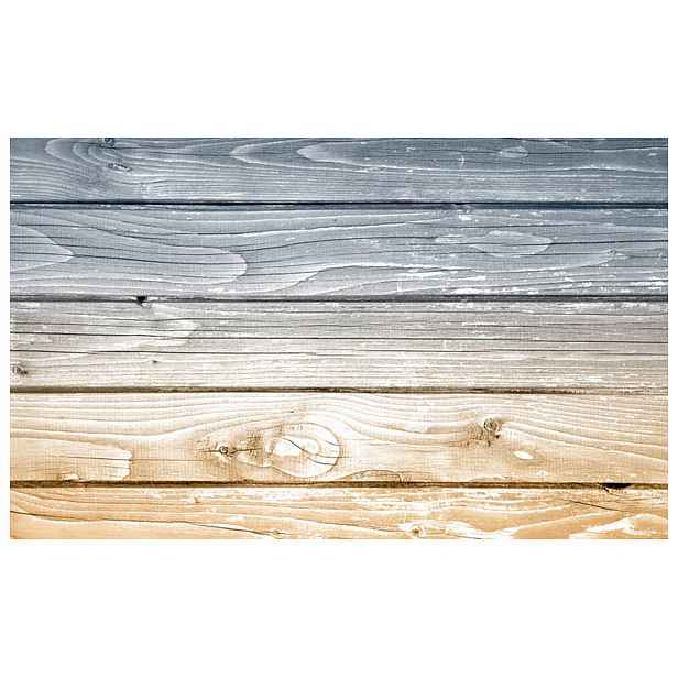 Tapeta Desky s Gradientem Textura dřeva Šedo-hnědá 312x219 vinyl lepidlo