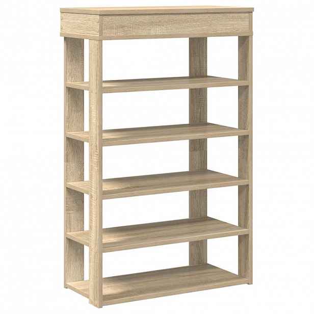 vidaXL Botník dub sonoma 60x30x98 cm kompozitní dřevo