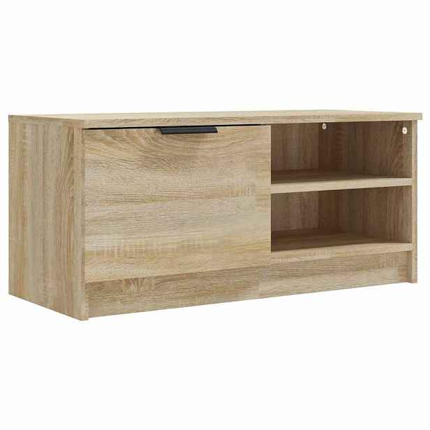vidaXL TV skříňka dub sonoma 80 x 35 x 36,5 cm kompozitní dřevo