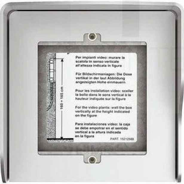 Kryt se stříškou Sfera 1 modul Aluminium Legrand