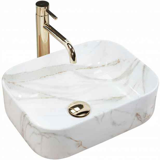 Umyvadlo na desku Demi Mini Aiax Shiny (REA-U5065) /po/