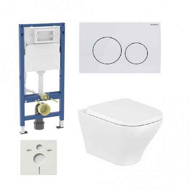 Závěsný WC set předstěnová montáž Roca Optica SIKOGSROOPT