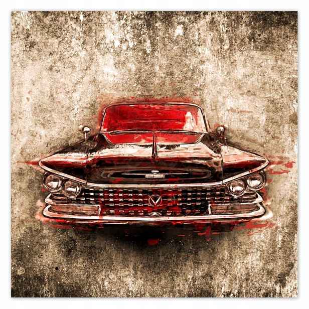Plakáty 140x140 Červený Buick