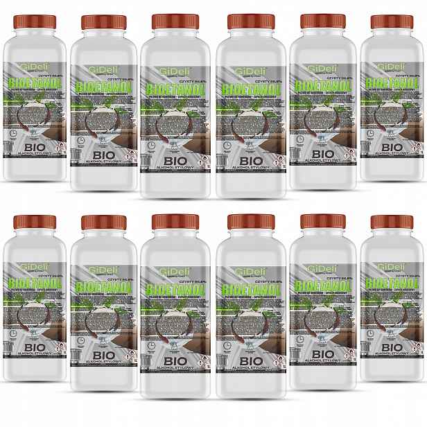 Bioetanol do krbu 12 x 1 l s vůní kokosu, biopalivo