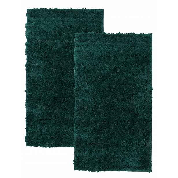 Koupelnové Koberce Komplet 2KS 60x110cm Protiskluzové Měkké Shaggy