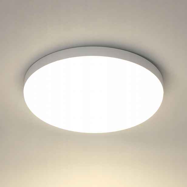 Led Stropní Svítidlo Plafon Bílé Voděodolné Světlo Do Koupelny 32W 4500K IP54