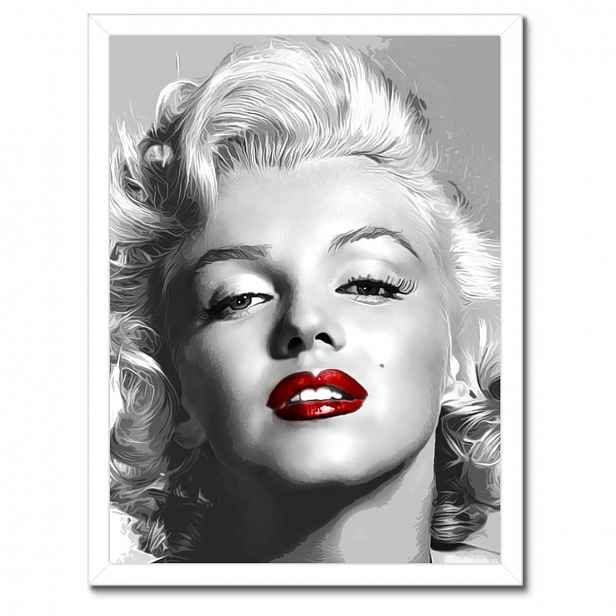 Plakáty v rámu 30x40 Monroe Červené rty