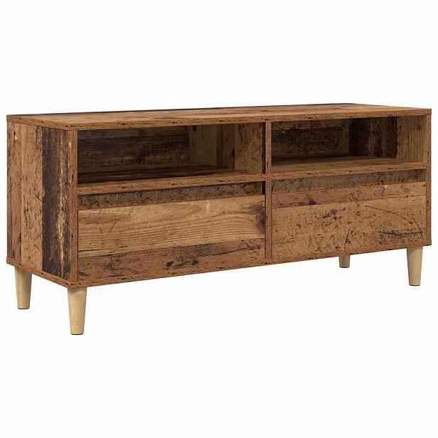 vidaXL Televizní skříň 100 x 34,5 x 44,5 cm Staré dřevo