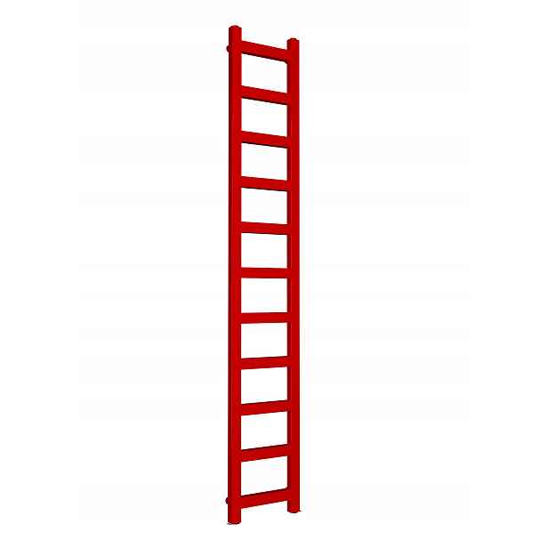 Koupelnový radiátor Mini 1430x250 Červený