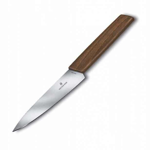 Kuchyňský nůž Victorinox Swiss Modern 6.9010.15G 15 cm ořech