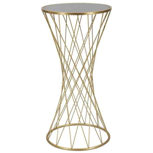 Mauro Ferretti Odkládací stolek Tower 40 cm zlatý