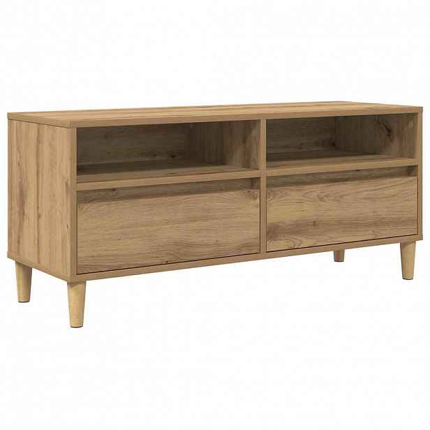 vidaXL Televizní skříň 100 x 34,5 x 44,5 cm Artisanový dub