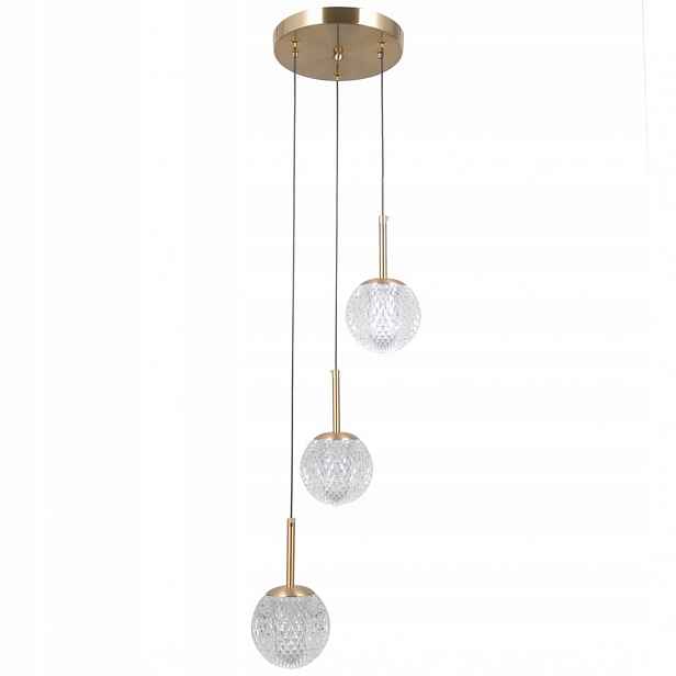 Závěsná stropní lampa nad jídelní stůl a kuchyň moderní zlatá Padri