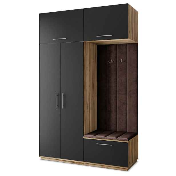MASSENO MODERNÍ PŘEDSÍŇOVÁ SESTAVA REMA, 150/240/60 cm, dub Wotan