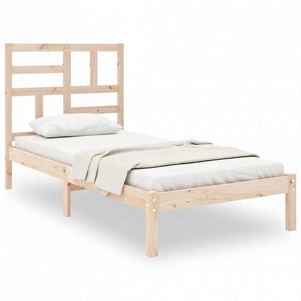 vidaXL Rám postele masivní dřevo 75 x 190 cm Small Single