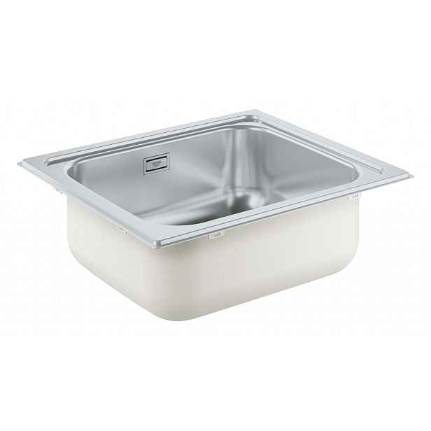 Grohe - Dřez K200, 53x46 cm, kartáčovaná nerez ocel 31719SD0