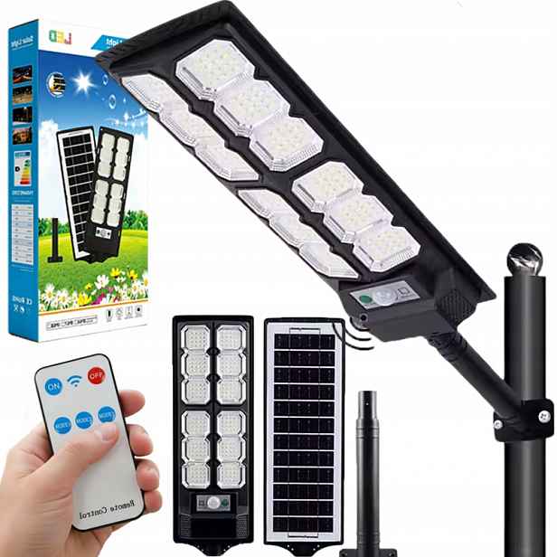 Solární a venkovní Led pouliční lampa se senzorem pohybu soumraku, zahradní