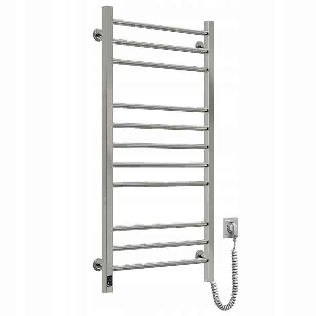Elektrický koupelnový radiátor Nerezový Classic Quadro Sensor 500х1000 p
