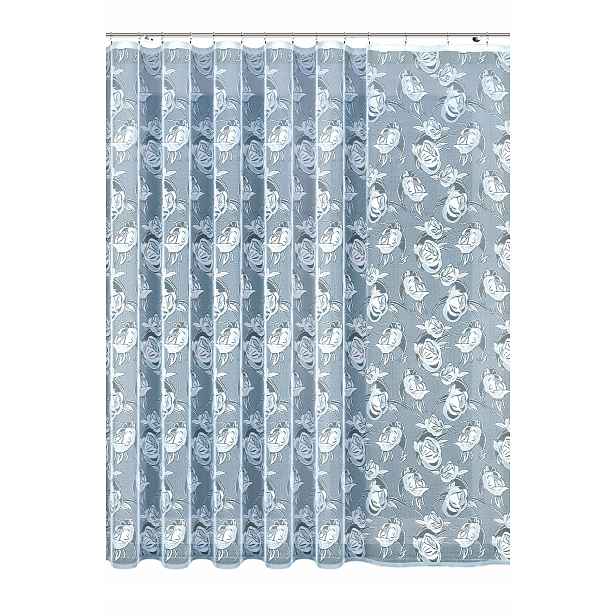 Mg Záclona žakárová 35649 Bílá 350x160cm hotová s řasící páskou M