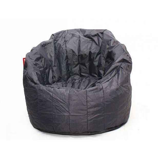 Tmavě šedý sedací vak BeanBag Lumin Chair