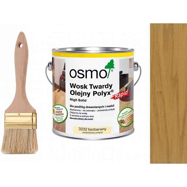 Osmo Tvrdý Vosk Olejové podlahové schody Rapid bezbarvý matný 2.5L 3262