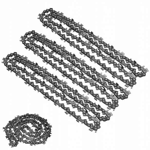 4x Pilový řetěz pro pilu 30 cm 3/8" 1,3 mm 56TG