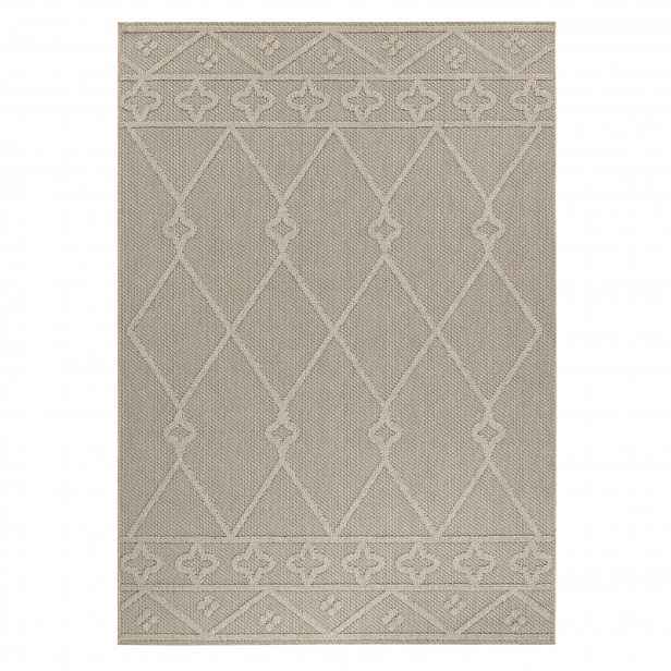 DOPRODEJ: 120x170 cm Kusový koberec Patara 4955 Beige – na ven i na doma, 120x170, béžová, chodba / předsíň, Ayyildiz