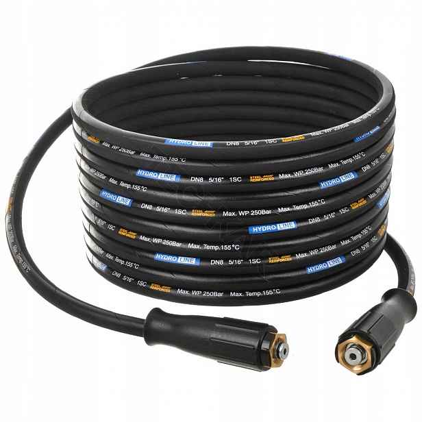 Hadice pro vysokotlaké čističe Techkar 250 bar DN8 1SC M22-M22 10 m typ K