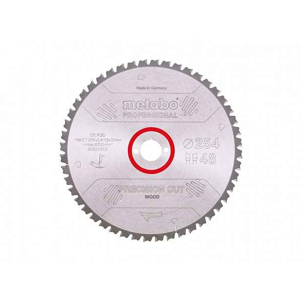 Metabo - Pilový kotouč do dřeva, 254x30 mm, 48 zubů 628221000