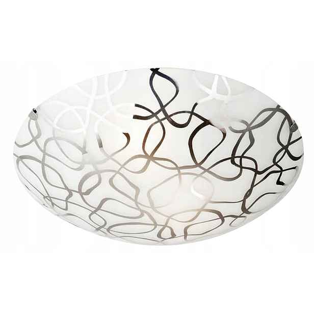 Moderní skleněný Stropní Svítidlo 30 cm 1X60W vzor zrcadlo