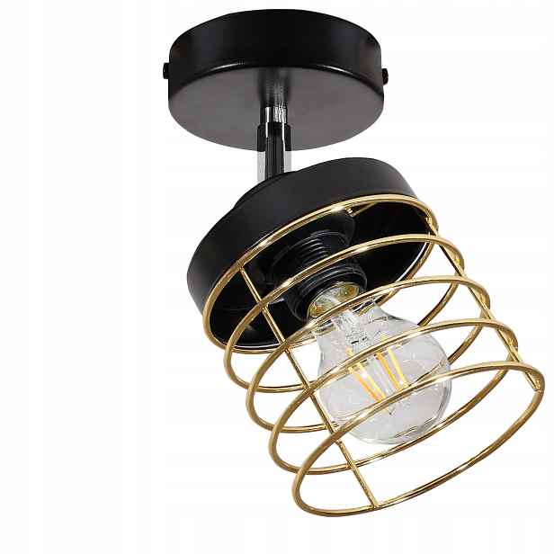 Závěsná Stropní Lampa Lustr Zlatý Stropní Svítidlo Led