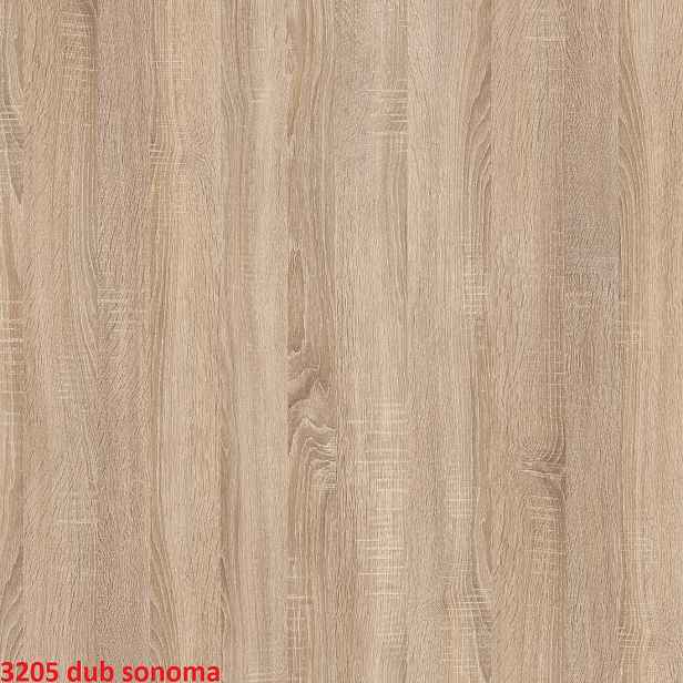 ArtExt Rohová pracovní deska - 38 mm 38 mm: Dub Sonoma 3025 WO
