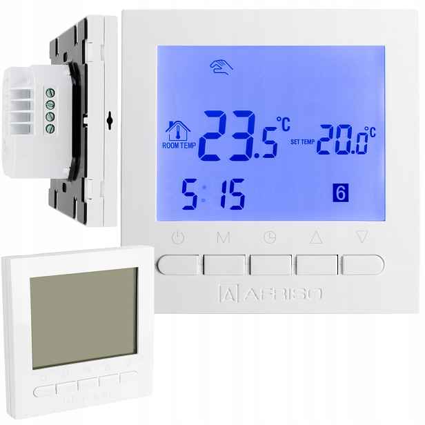 Drátový Termostat, Regulátor Teploty, Týdenní Program Afriso 230V