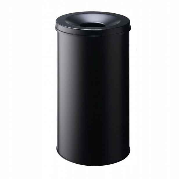 Odpadkový Koš 60L Durable Safe kovový černý 662 x 375 mm