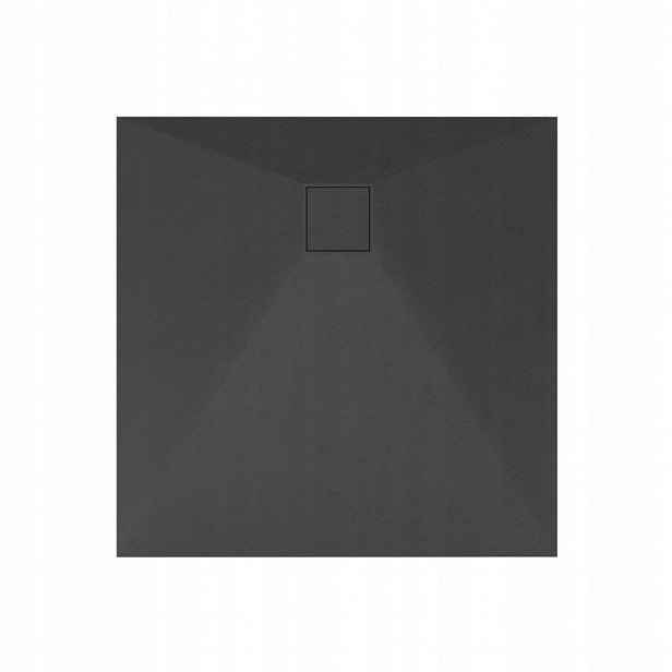 Olda 90 x 90 cm černá sprchová vanička Gamma