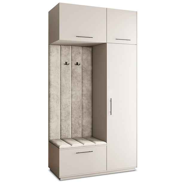 MASSENO MODERNÍ PŘEDSÍŇOVÁ SKŘÍŇ REMA, 120/240/60 cm, kašmírová