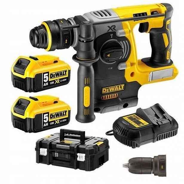 Bezkartáčová Vrtačka Li-ion 18V 2x5AH Sds+ Tstak Dewalt DCH274P2T