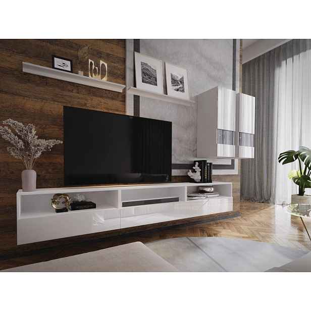 Elegantní obývací stěna BRADT 24 - bílá