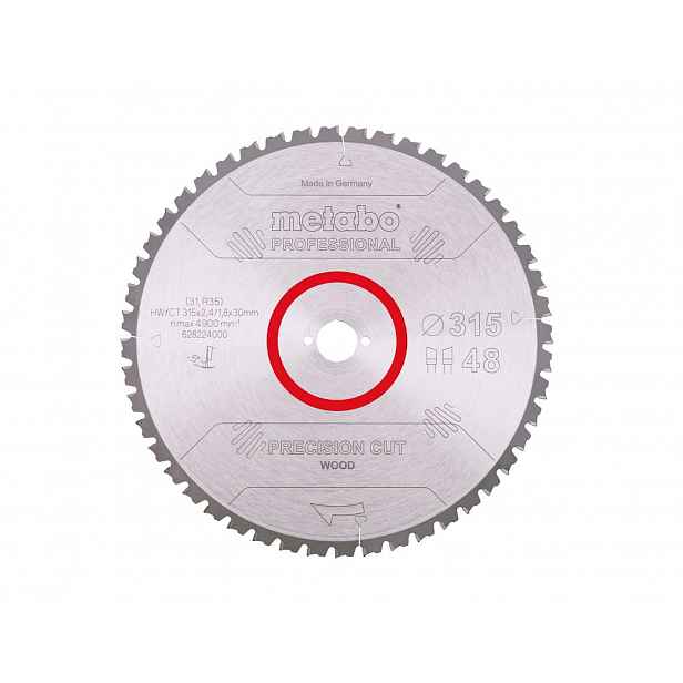 Metabo - Pilový kotouč do dřeva, 315x30 mm, 48 zubů 628224000