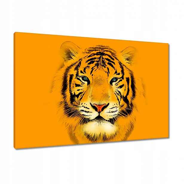 Obrazy 90x60 Oranžový tygr