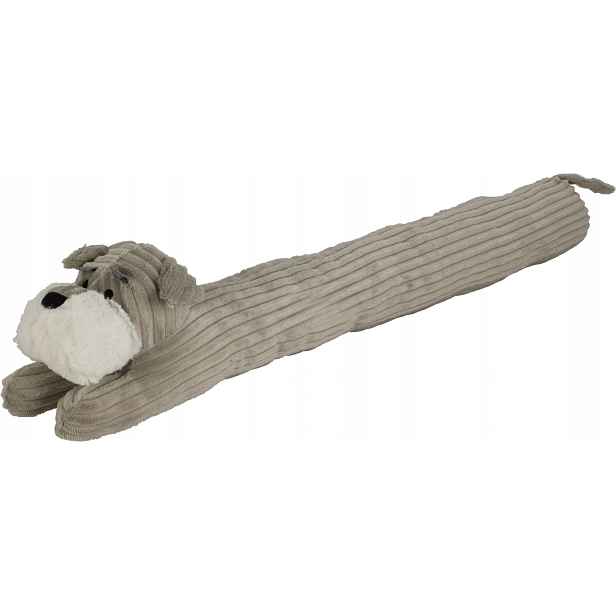 Ochranný polštář do okna proti průvanu Dog 90cm šedý,