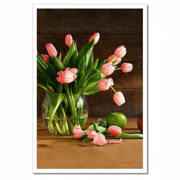 Plakáty v rámu 40x60 Červené tulipány