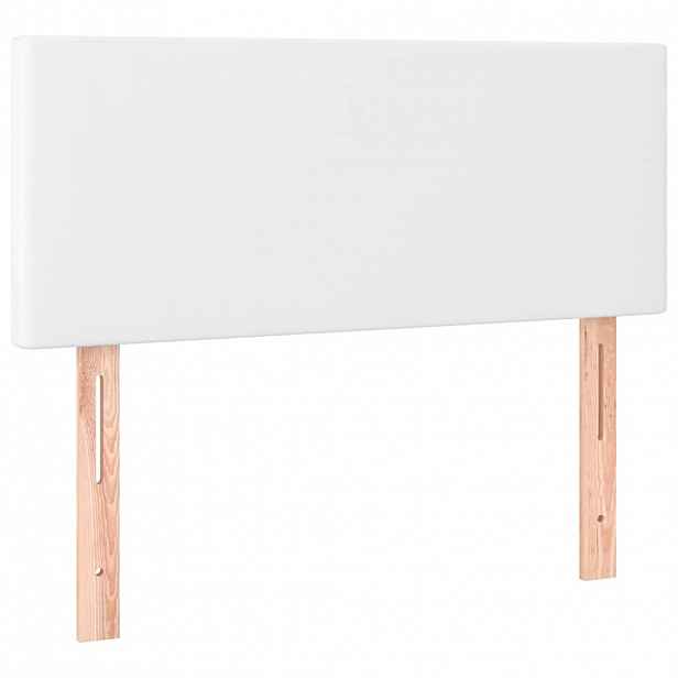 vidaXL Čelo postele bílé 90x5x78/88 cm umělá kůže