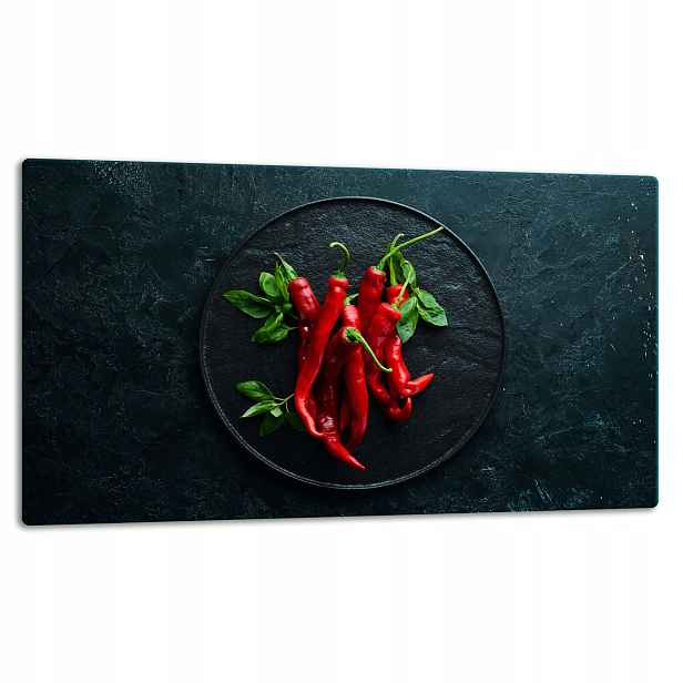 7v1 Skleněná Deska Na Krájení 52x30 Paprika Chilli