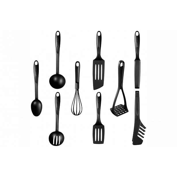 Sada kuchyňského náčiní Tefal Bienvenue 9 ks K001S925 Černá