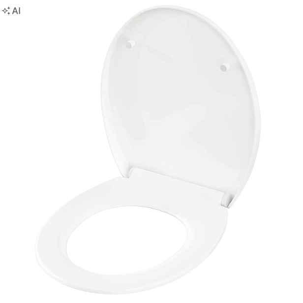 Univerzální Wc sedátko Garvee s pozvolným sklápěním, Pp, bílá barva