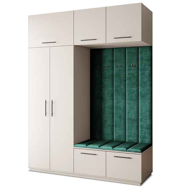 MASSENO MODERNÍ PŘEDSÍŇOVÁ SESTAVA REMA, 180/240/60 cm, kašmírová