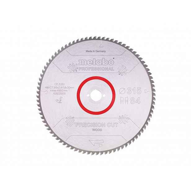 Metabo - Pilový kotouč do dřeva, 315x30 mm, 84 zubů 628225000