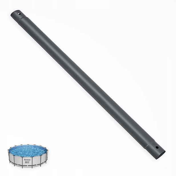 Šedá horizontální trubka Steel Pro Max Bestway kulatý filtrační 56786 pro